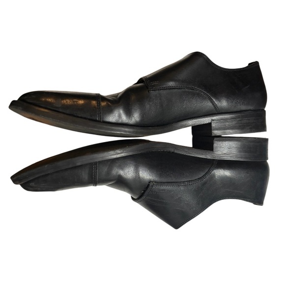 Jack’s Andre Black Leather Double Monk Strap Shoes Men’s Size 10 Mens Dress Shoe main image 10